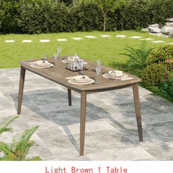 7-Piece Acacia Outdoor Dining Set
