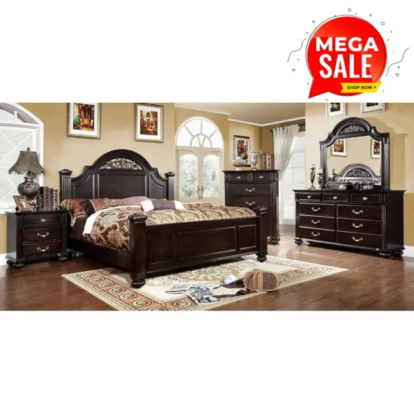 6-Piece  Wood bedroom set